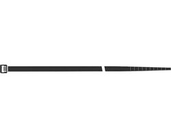 Sapiselco Kabelbinders Zwart - 360x7,5mm - Tie Wraps 100 Stuks