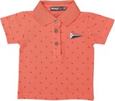 Dirkje Jongens Poloshirt - Faded orange - Maat 74