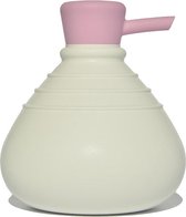 zeeppompje SoapBelly | wit met roze dop