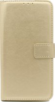 Huawei Mate 20 Hoesje - Portemonnee Book Case - Kaarthouder & Magneetlipje - Goud