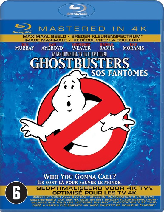 Ghostbusters Blu Ray Mastered In 4k Blu Ray Sigourney Weaver Dvds 