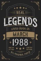 Real Legendes were born in March 1988