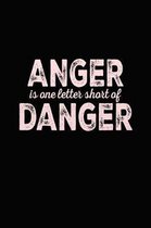 Anger Is One Letter Short Of Danger