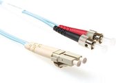 ACT RL7651 Glasvezel kabel 1,5 m OM3 2x LC 2x ST Blue,Black,Grey,Red