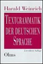 Textgrammatik Der Deutschen Sprache