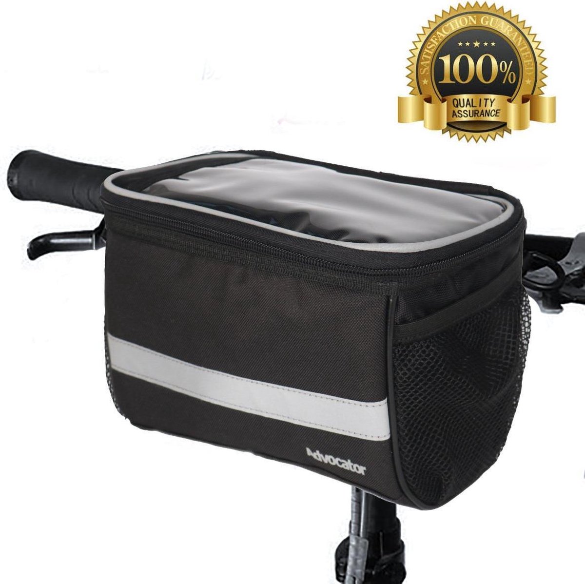 ZT Accessoires telefoonhouder fiets - Universeel - Waterdicht - Opbergruimte - tot 6 Inch