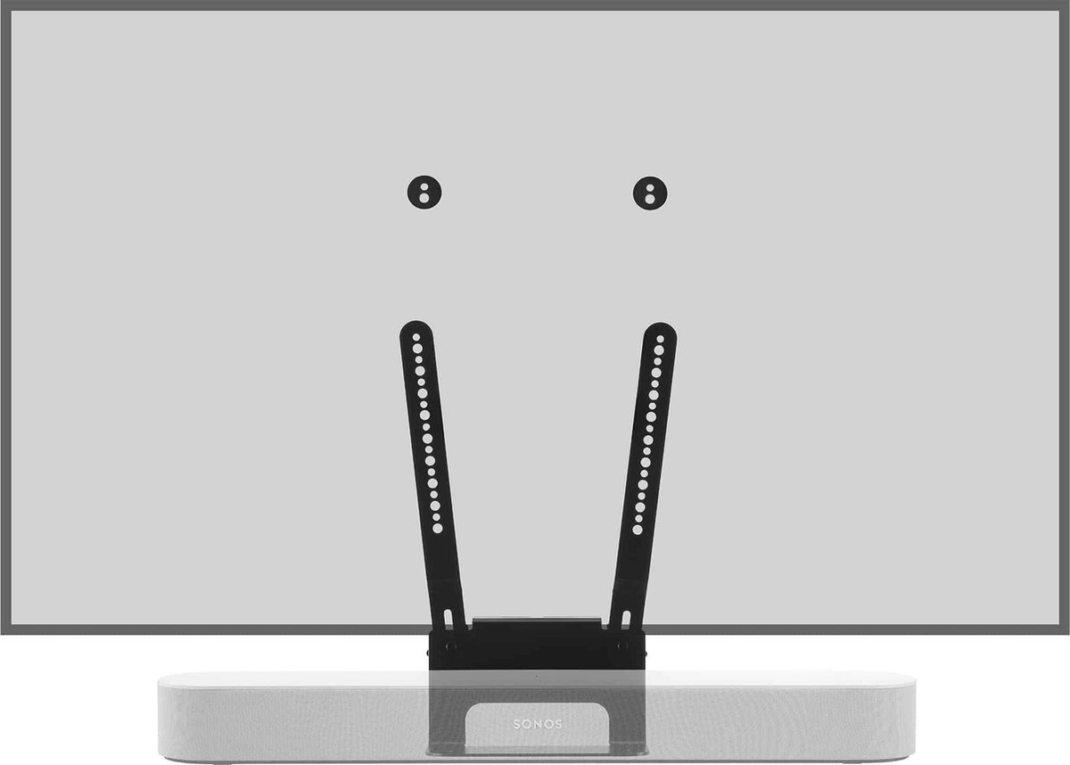Flexson FLXBTV1021 Sonos Beam TV Beugel Zwart