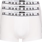 Hugo Boss 3-pack Boxershort / Trunk Cotton Stretch Wit