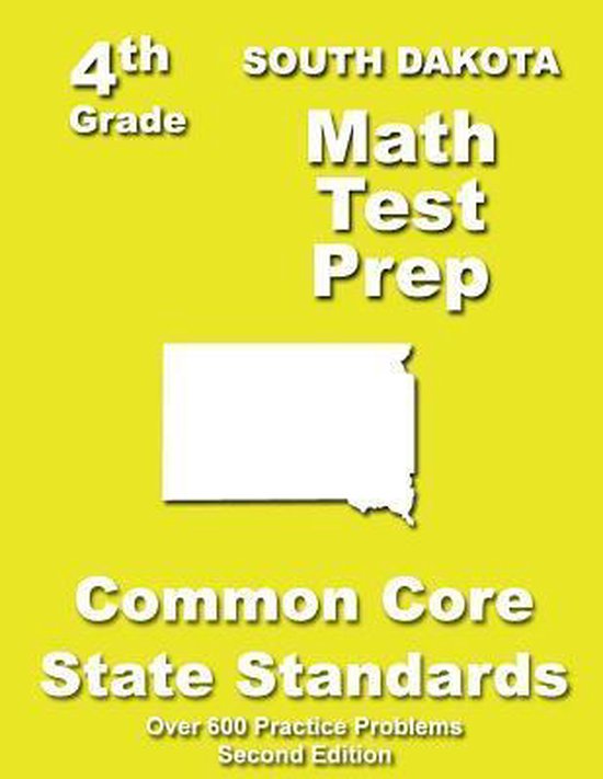 South Dakota 4th Grade Math Test Prep - cover