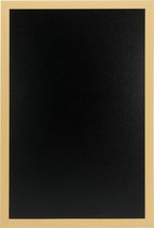 Wandkrijtbord Woody - 40x60- teak