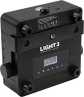EUROLITE AKKU Flat Light 3 - LED UPLIGHT met accu Zwart - LED Uplight