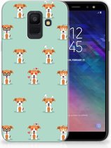 Geschikt voor Samsung Galaxy A6 (2018) Uniek TPU Hoesje Pups