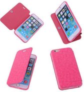 Bestcases Pink TPU Booktype Motief Cover Apple iPhone 6