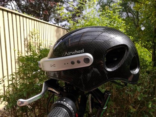 Casque de vélo avec caméra FULL HD - Casque de vélo intelligent avec  Bluetooth (mains libres) avec clignotant