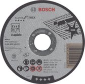 Bosch - Doorslijpschijf recht Expert for Inox - Rapido AS 60 T INOX BF, 115 mm, 22,23 mm, 1,0 mm