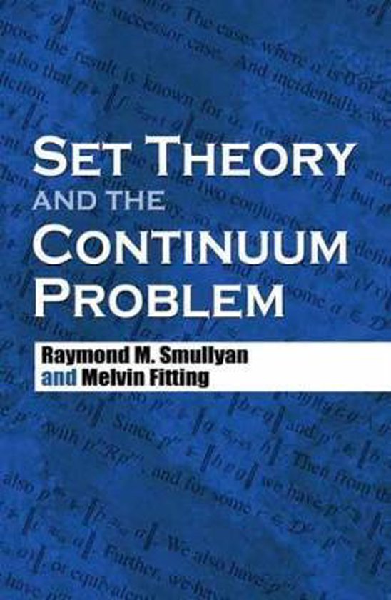 Set Theory and the Continuum Problem - cover