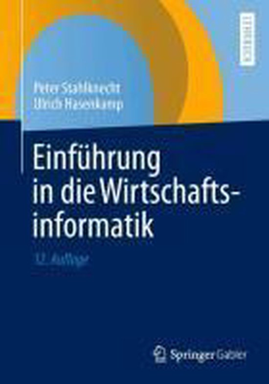 Einfuehrung in die Wirtschaftsinformatik - cover