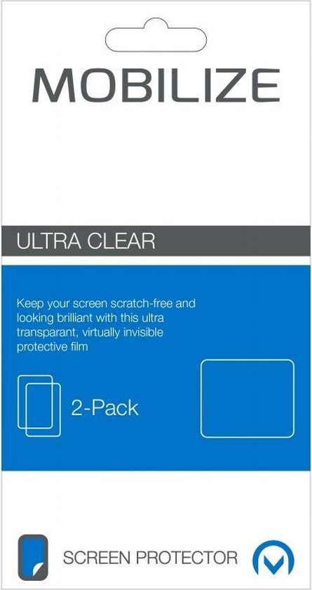 Mobilize Screenprotector voor Samsung Galaxy Ace 2 - Clear / Duo Pack