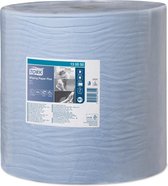 Tork Adv Wiper W1 papier 2-laags blauw 37cm x 510 meter - Pak 1 rol