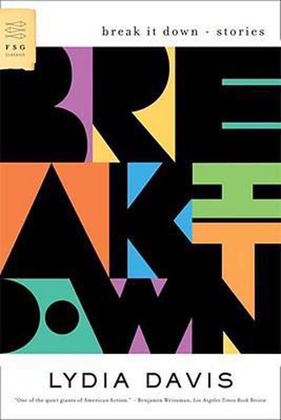 Bol Com Break It Down Lydia Davis Boeken