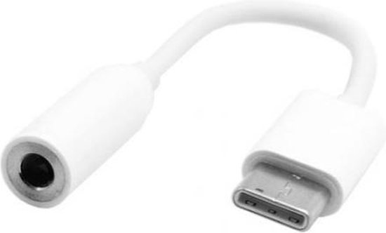 USB Type-C naar 3,5 mm AUX kabel Wit | bol