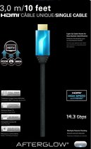 Afterglow HDMI Kabel 1X 3 m Blauw Wii U + Xbox 360 + Xbox One + PS3 + PS4
