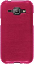 Samsung Galaxy J5 2016 Silicone Case dark hoesje Roze