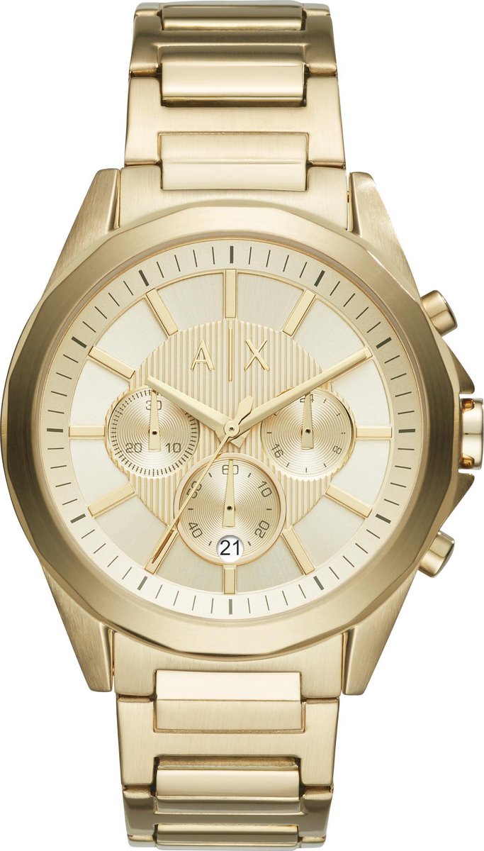 Armani Exchange AX2602 Herenhorloge 44 mm - Goudkleurig
