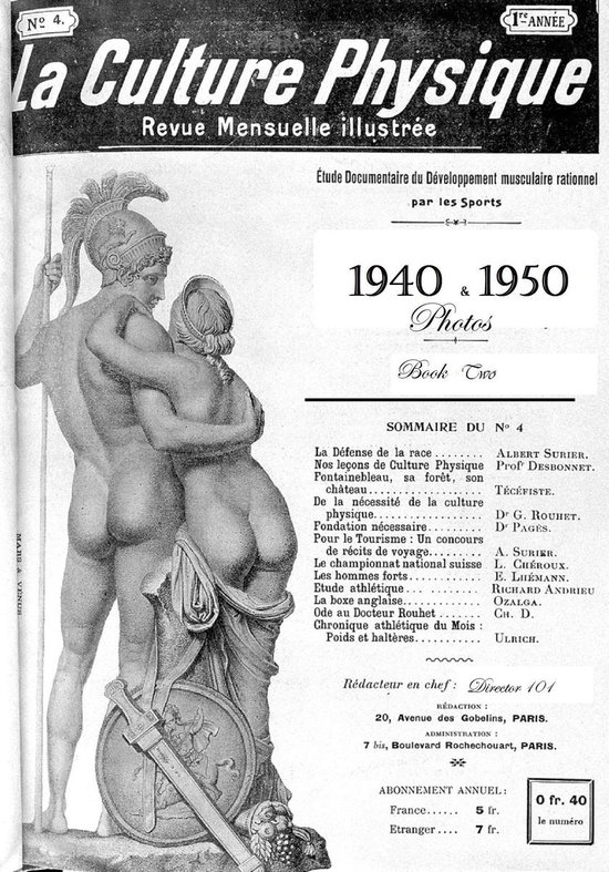 La Culture Physique 1940 - 1950 Photo Book Two - cover