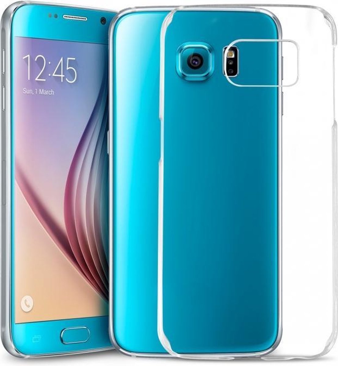 Puro - Crystal Hard Shell case - Samsung Galaxy S6 - transparant