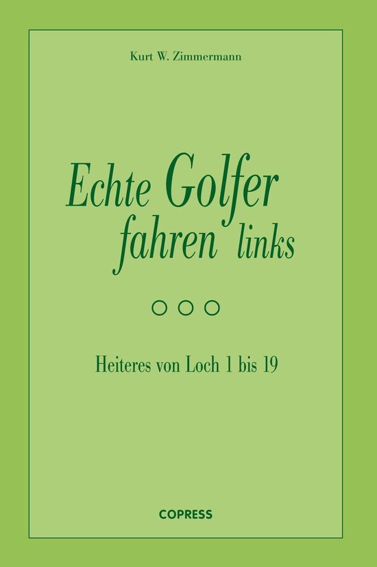 Echte Golfer fahren links - cover