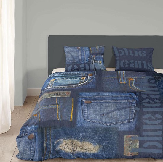 Good Morning Spijkerbroek Jeans Patroon - dekbedovertrek - lits jumeaux -  240x200/220... | bol.com