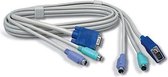 Trendnet TK-C06 toetsenbord-video-muis (kvm) kabel 1,83 m Grijs