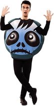 Witbaard Verkleedkostuum Emoticon Polyester Blauw/zwart Maat M/l