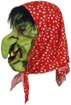 Halloween - Heksen masker met hoofddoek - Multi
