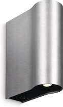 Wandlamp PHILIPS Ledino Pytha, 332594816, Aluminium, LED, 2x2W, 260 lumen
