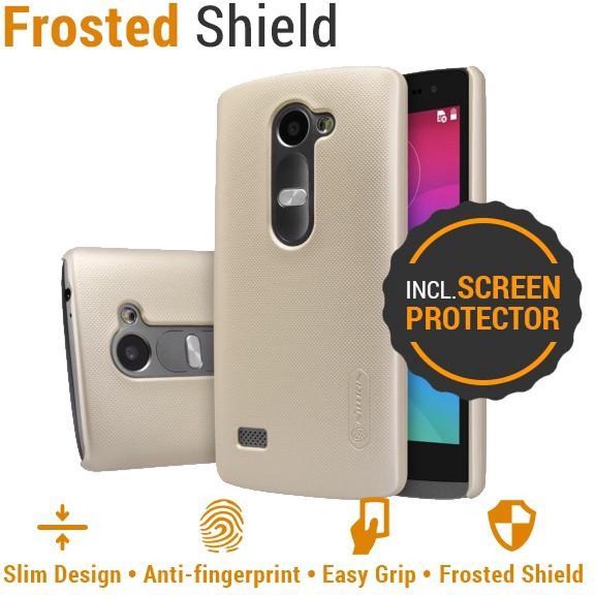 Nillkin Frosted Shield hardcase LG Leon - goud