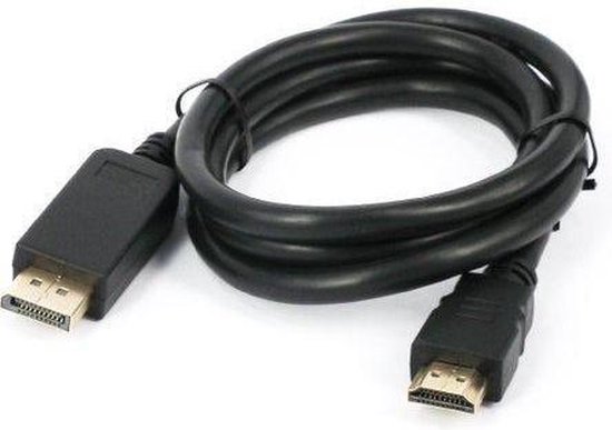 Groot universum Manier Zeeziekte DisplayPort naar HDMI kabel, 1 meter" | bol.com