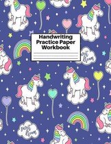 Handwriting Practice Paper Workbook