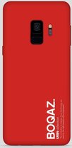 BOQAZ. Samsung Galaxy S9 hoesje - hoesje URBN mat rood