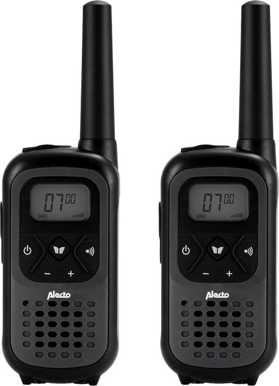 | Alecto FR 200 Walkie Talkie Met bereik tot wel 7 Alecto FR 200 Walkie Talkie 7 km | Bereik tot 7 kilometer