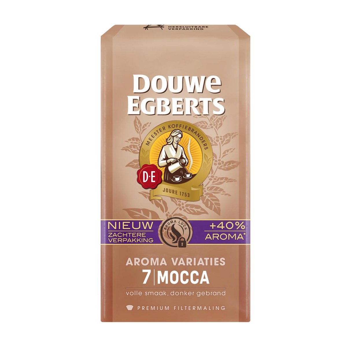 Douwe Egberts Mocca Filterkoffie - 250 gram thumbnail 2