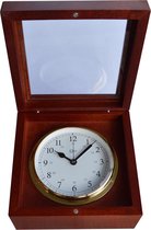 Barigo 1222 chronometer - scheepsklok -  mahoniehout (quartz klok)