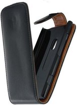 Xccess Leather Flip Case Nokia Lumia 800 Black