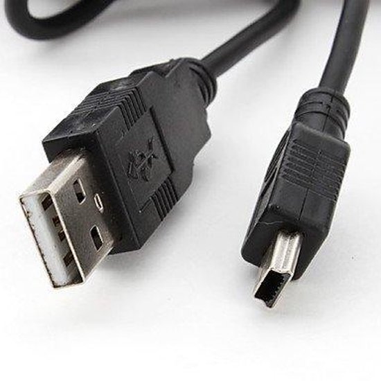 Câble de recharge mini-USB pour manette PS3 1,8 m | bol.com