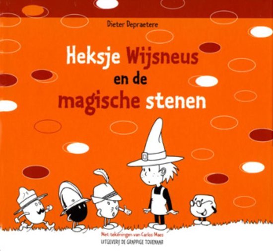 Cover van het boek 'Heksje Wijsneus en de magische stenen'