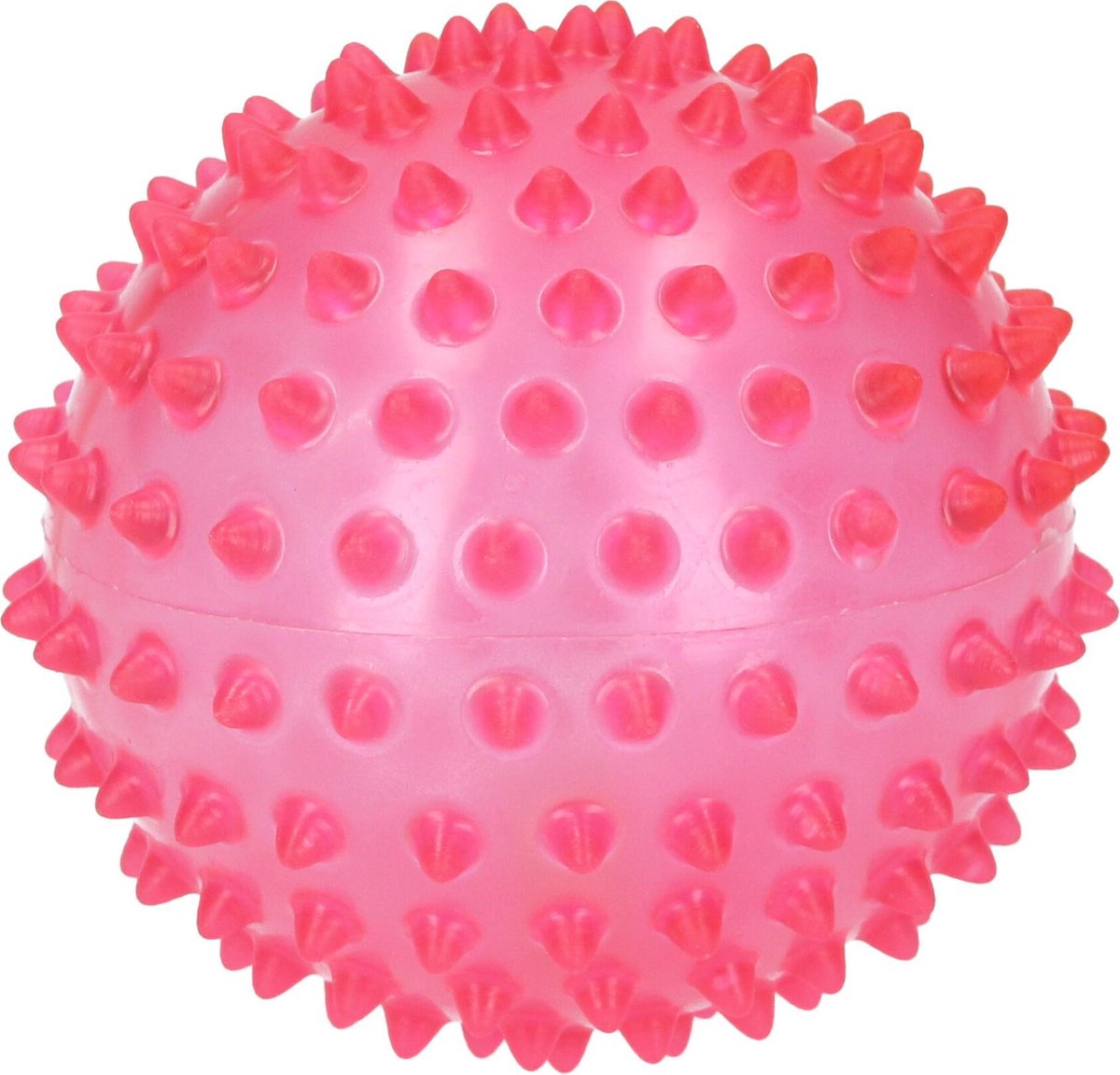 Goedkoopste Massagebal met Ventiel – Grootte en Hardheid Aanpasbaar 7 tot 10cm – Stressbal – Triggerpoint Massage – Professioneel gebruik Praktijk – Rood