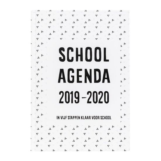 Plan & Huiswerk Agenda - Planagenda | Schoolagenda 2019-2020 - Hardcover - Wit - 7d/2p