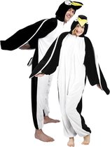3 stuks: Pinguin Onesie volwassenenkostuum - Pluche - max. 1.95m