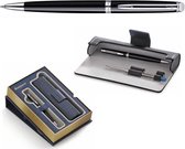 GIFTSET HEMISPHERE BLACK CT BP + PENPOUCH